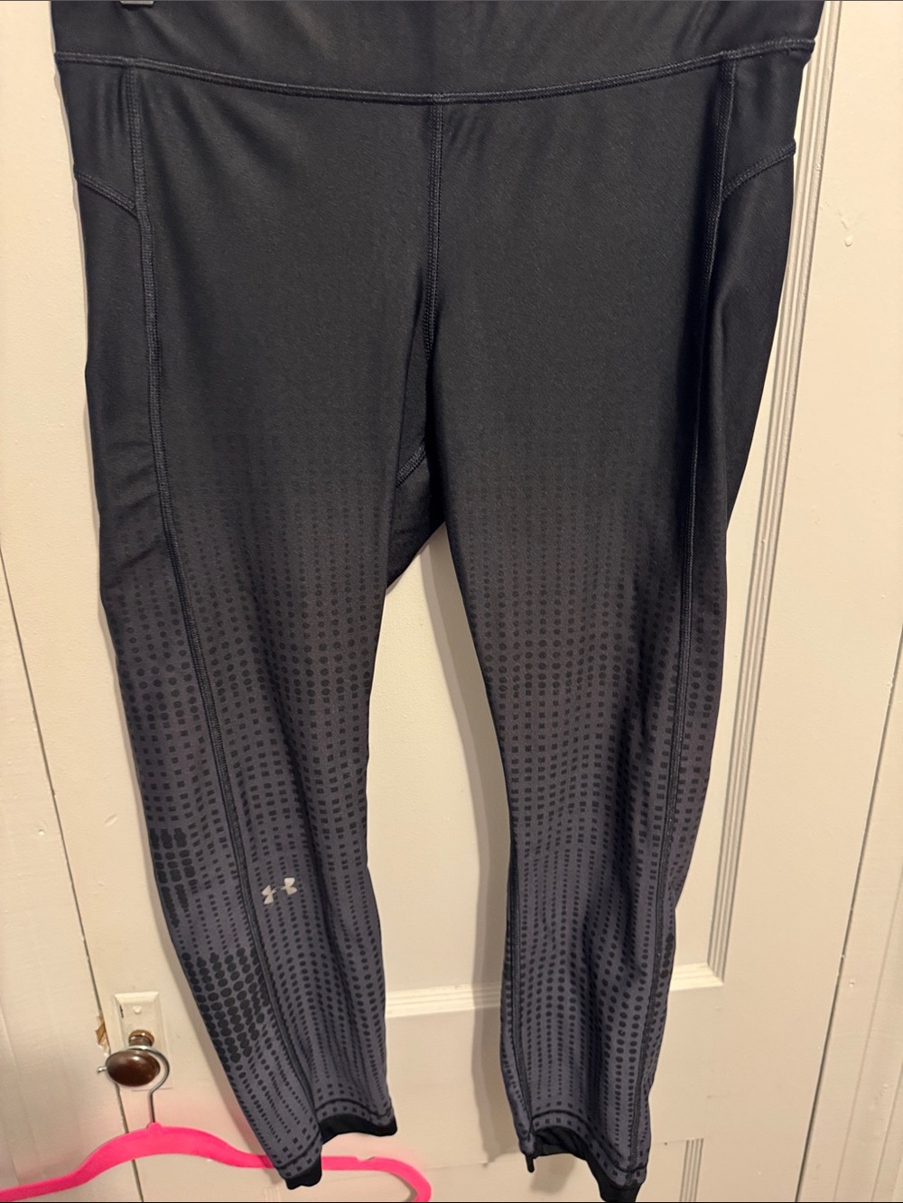 Under Armour Black Gradient Dot Performance Leggings